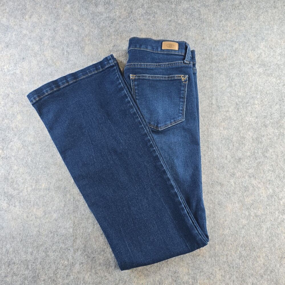 Sofia Vergara 10" Flare Jeans Melisa Style Size 8 Medium Wash Blue 5 Pocket